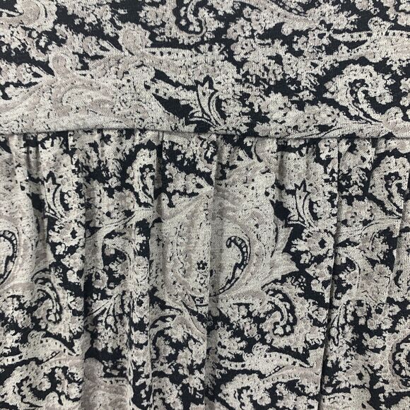 Lucky Brand Womens Large Popover Blouse Paisley Boho Peasant Long Sleeve - Picture 11 of 14